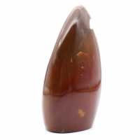 Roche polie en Jaspe rouge