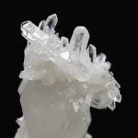 Cristal de quartz faden sur socle