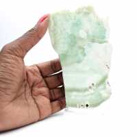 Tranche d’Aragonite verte naturelle pour décoration