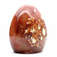 Polished Carnelian Ornament Decoration - Natural Mineral from Madagascar for Collectors
