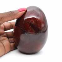 Polished Carnelian from Madagascar - Red-Orange Natural Stone Specimen (Ornament)