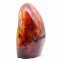 Carnelian Polished Decorative Ornament - Authentic Madagascar Stone for Interior