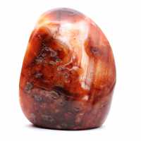 Small Polished Carnelian Ornament from Madagascar - Natural Stone for Decoration and Collection