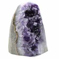 Purple amethyst geode