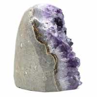 Purple amethyst geode