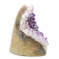 Amethyst geode, purple crystal