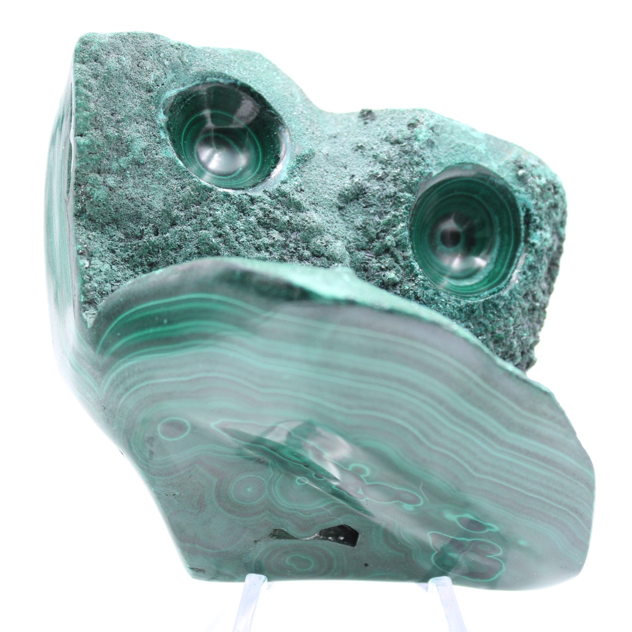 Forme libre en malachite