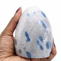 Polerad Lazulite från Madagaskar