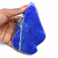 Lapis-lazuli pierre polie