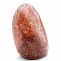 Forme libre en pierre de quartz rouge