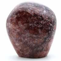 Piedra de cuarzo rojo natural