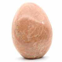 Piedra de luna de microlina rosa de forma libre