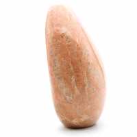 Forme libre en pierre de pierre de lune rose microline