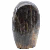 pietra di luna nera lucida microline del Madagascar