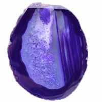 Violetter Achatstein aus Brasilien