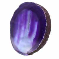 Agate violette d'ornement