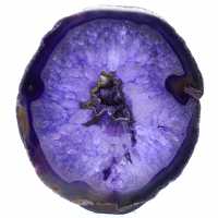 Pierre d'agate violette