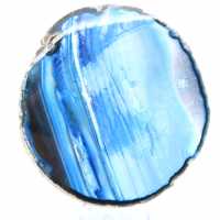 pietra di agata blu