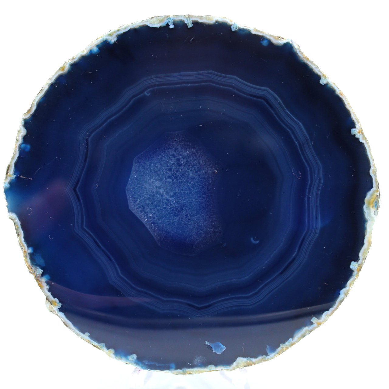 Agate bleue d'ornement
