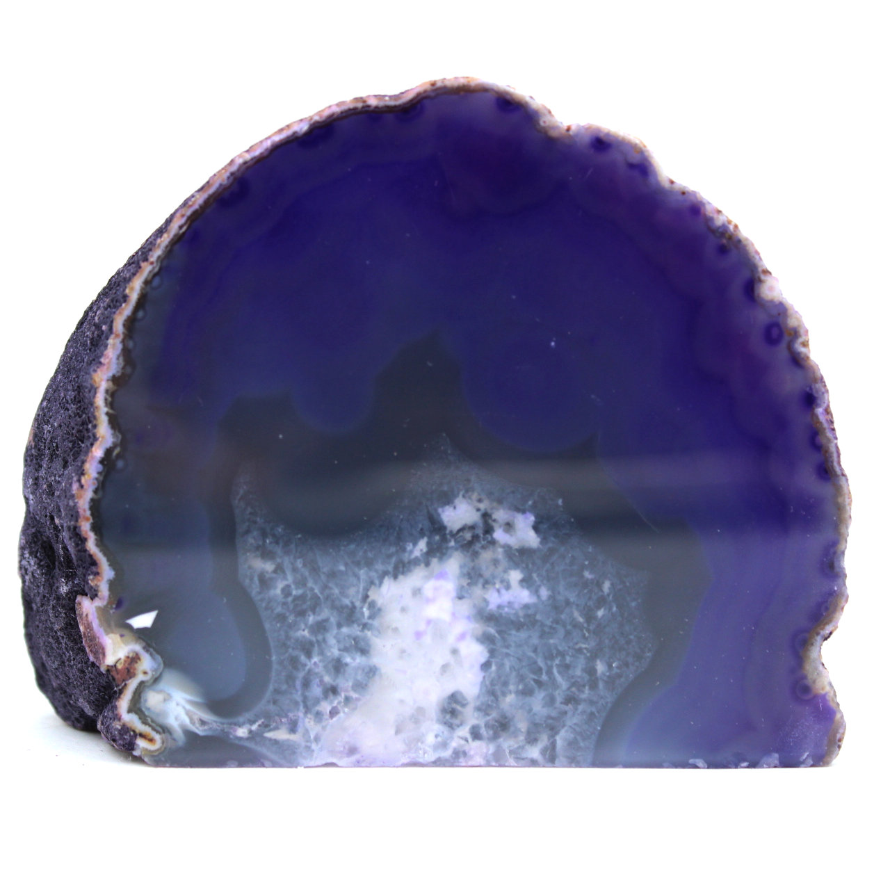 Agate violette décorative à poser
