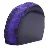 Décoration en agate violette minérale