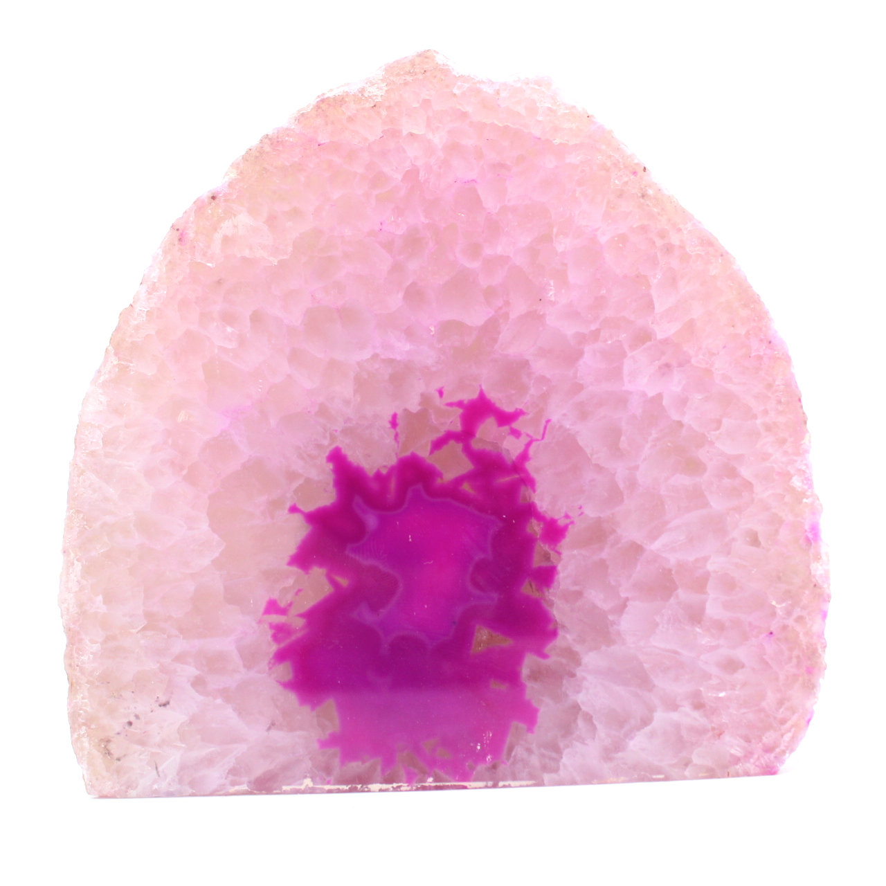 Agate rose de décoration naturelle