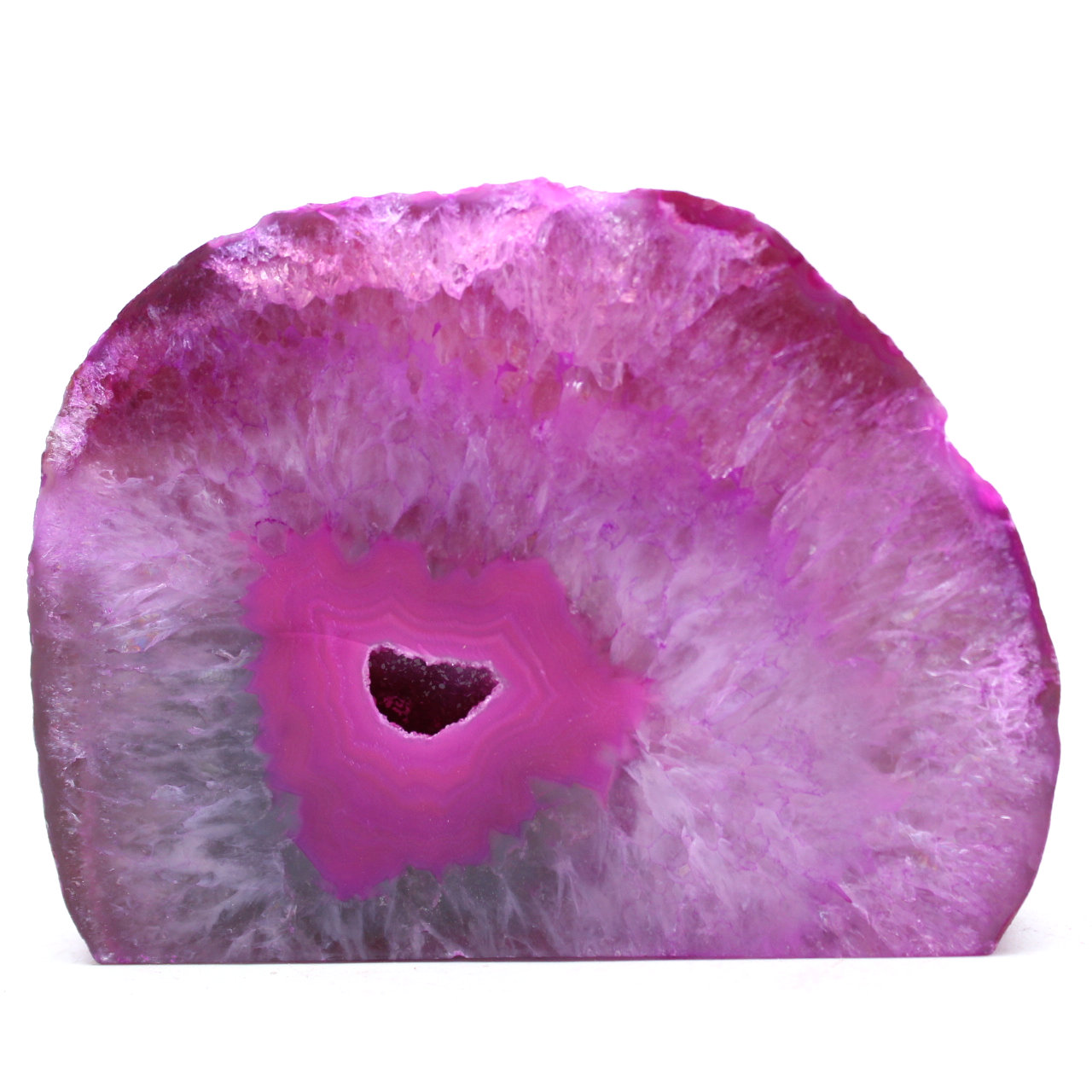 Agate rose d'ornement