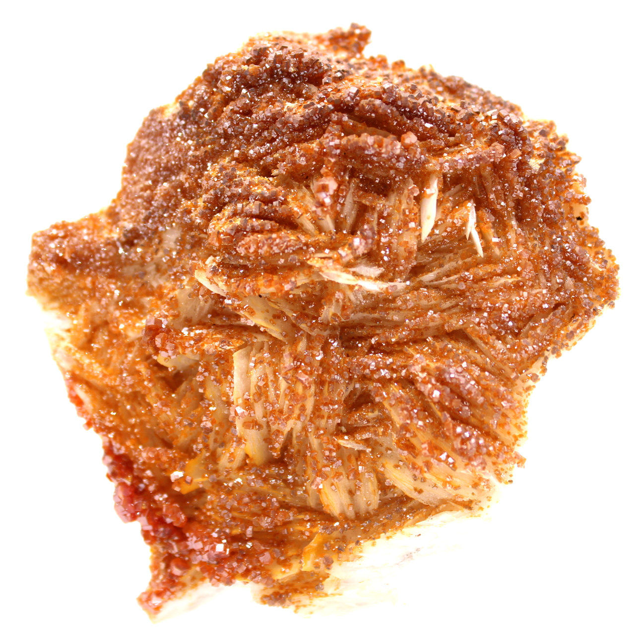 Cristaux de vanadinite naturelle
