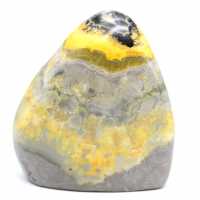Bumblebee jasper pedra polida