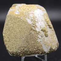 Naturlig kalcit och pyrit