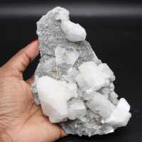 Calcite crystallized on gangue
