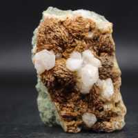 Quartz crystals and siderite