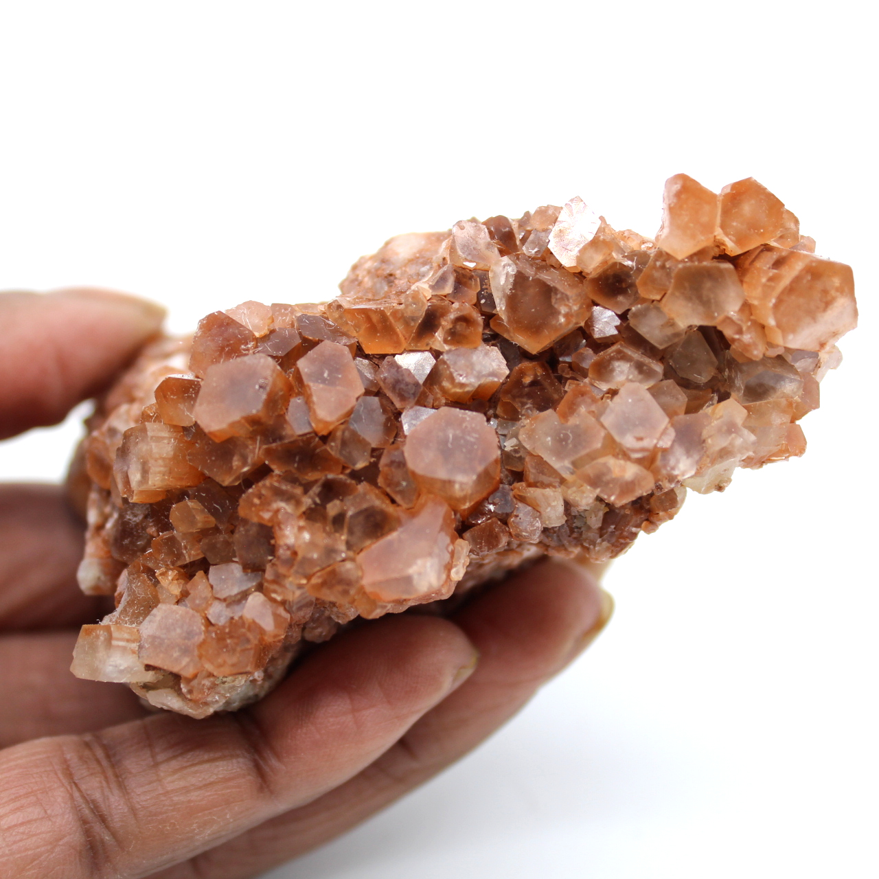 Natural crystallized aragonite