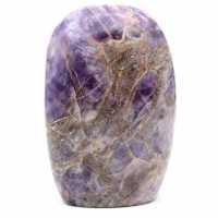 polished amethyst stone