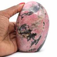 Rhodonite polished rock