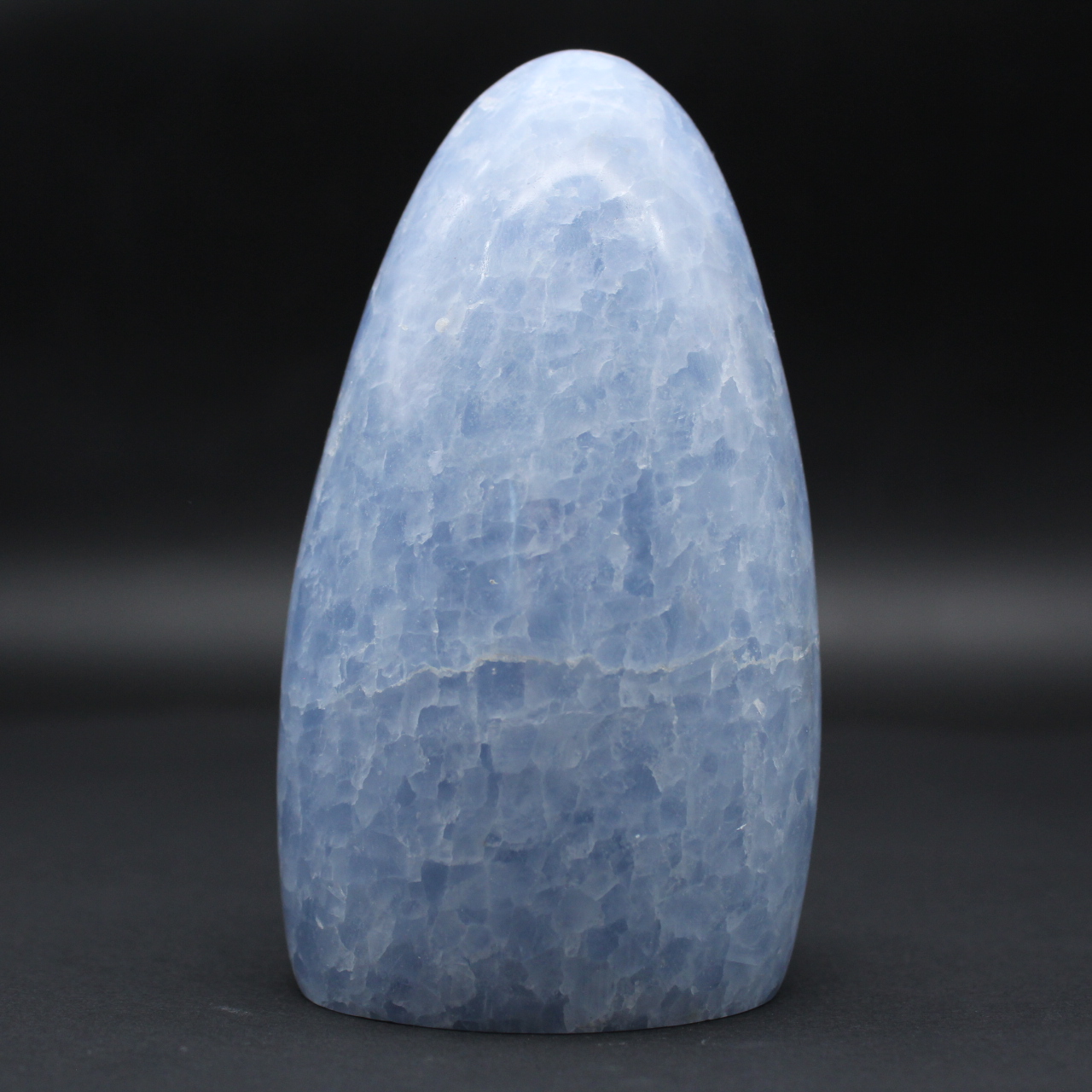 Pierre de Calcite bleue polie