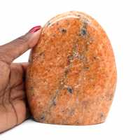 Orange calcite from madagascar