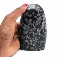 Indigo gabbro polished stone