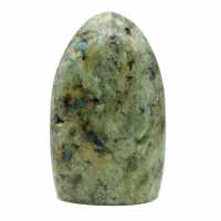 Green feldspar polished stone