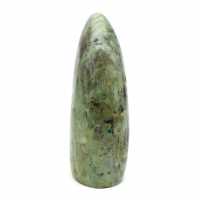 Green feldspar polished stone