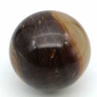 Brown calcite sphere
