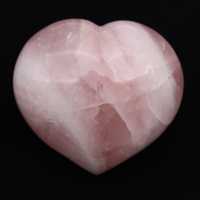 Rose quartz heart