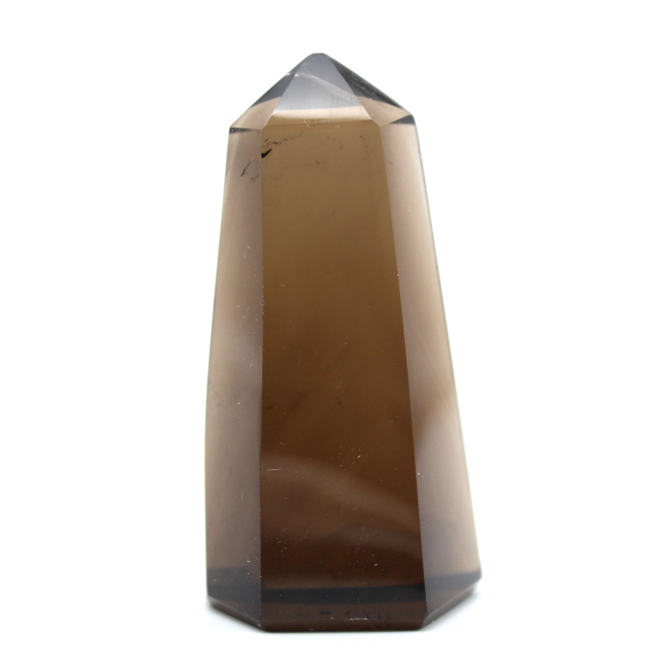 Prisme polie en Quartz fumé