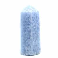 blue calcite prism