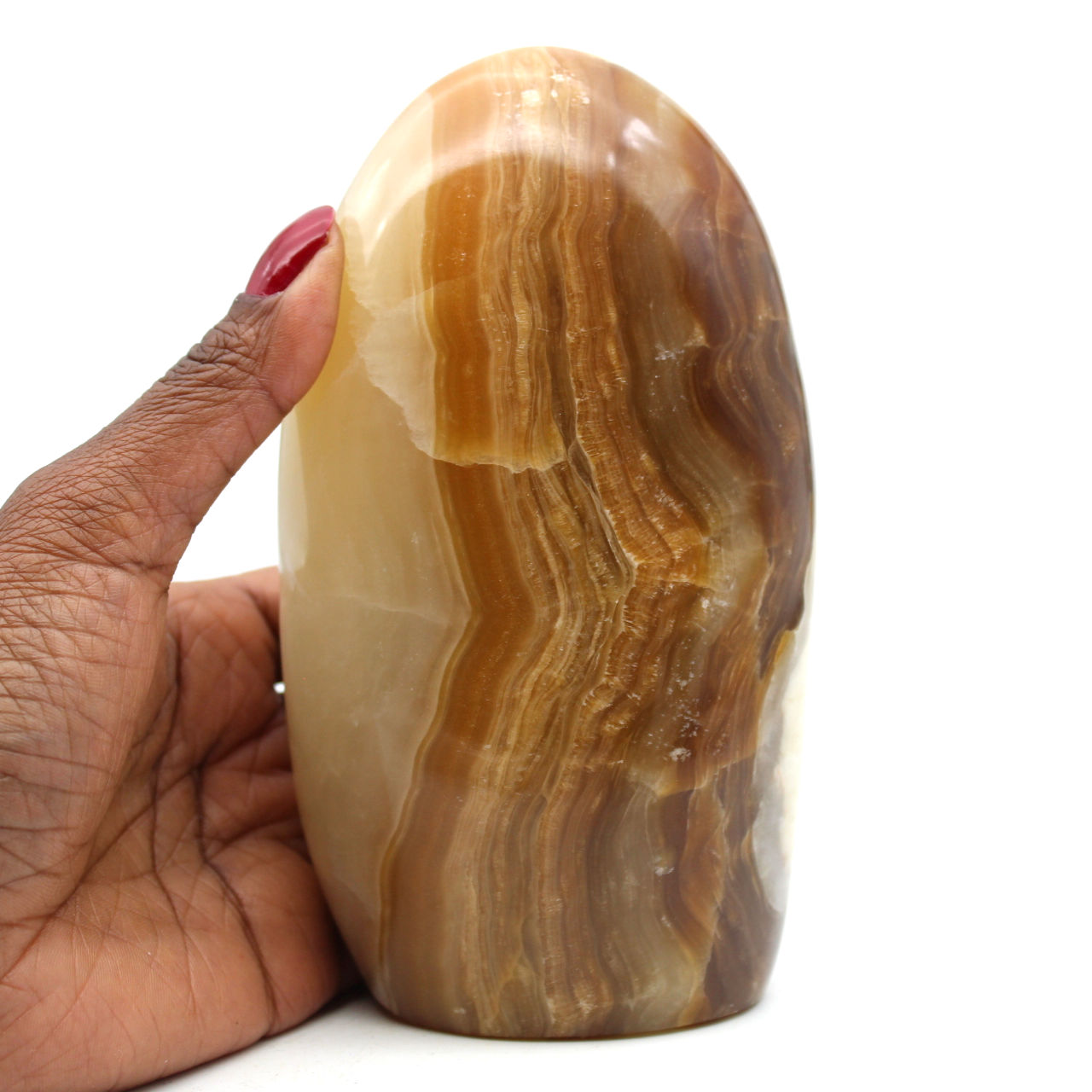 Madagascan honey calcite