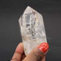 Prisme de cristal quartz avec inclusion