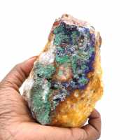 Azurite malachite and galena
