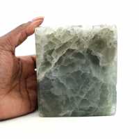 Green Fluorite Hexahedron Block