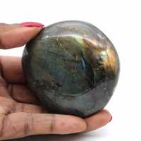 Labradorite stone pebble