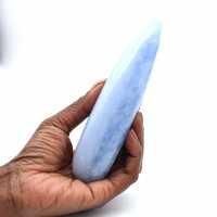 Bâton en calcite bleue